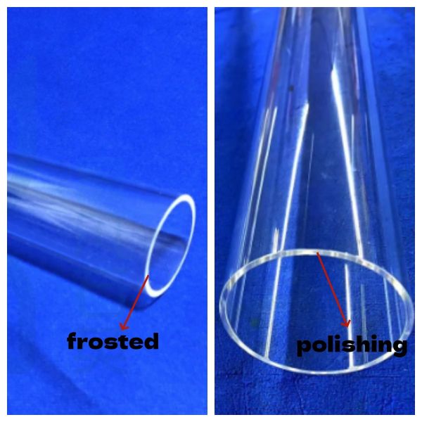 Customizable Heat-Resistant Clear Quartz Flared Ends Polishing Transparent Quartz Glass Pipe for Semiconductor And Photovoltaic Applications