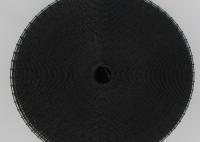 Tecido de hardware preto revestido com malha de fios de PVC Rolos de tecido 1x1 para soldagem
