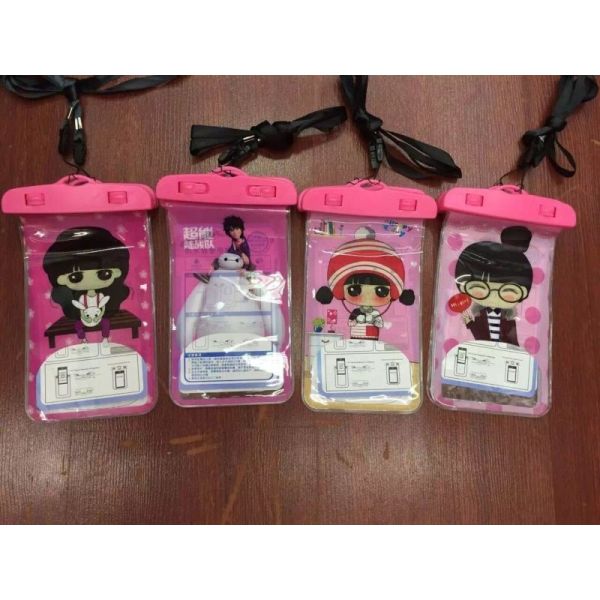 Le PVC universel imperméabilisent le sac sec de cas de téléphone pour des sports en plein air