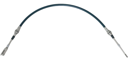 Heavy Duty Push-Pull Control Cable Assembly With Threaded End And U Fork