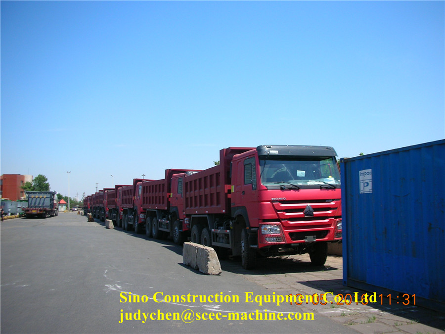 сверхмощная тележка Типпер 371хп Уилера минируя самосвала 10 тележек Типпер 6кс4