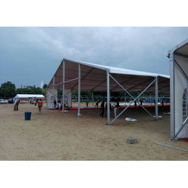 Outdoor Temporary 30x70m Clear Span Tent For Exhibitions