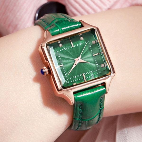 Spiral Crown Vintage Diamond Quartz Watch 3ATM Waterproof