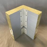 Densidad impermeable de la esquina 60kg-120kg M3 del panel de bocadillo de las lanas de cristal del OEM