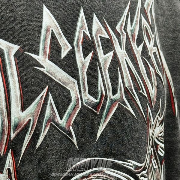 Vintage pesado Distressed Gris Acido Lavar con capucha Diseño de cuerdas Servicio OEM