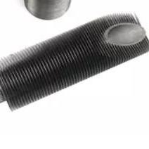 ASTM soldou os tubos de aleta