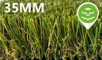 cerca artificial Synthetic Turf de la hierba del jardín de la altura de 35m m