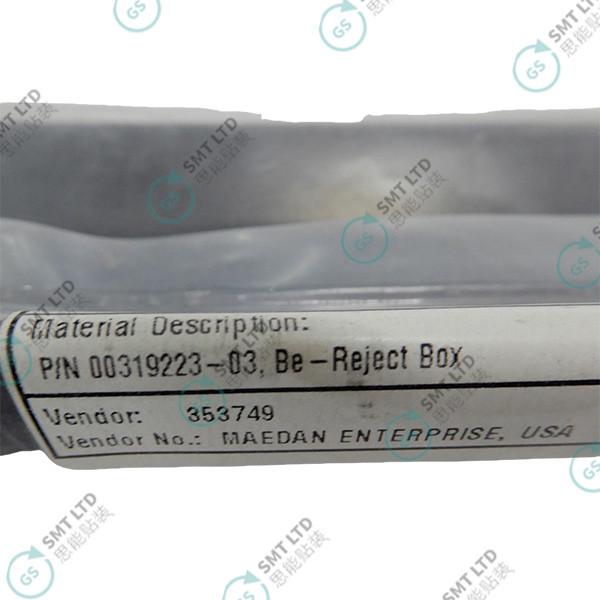 SMT ASM/SIEMENS Pièces détachées de machines 00319223-03 BOX BE-REJECT (EGB) (00319223)