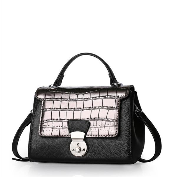 Fashion Handbags Cowhide Women's Bag Crocodile pattern Cow Leather Tote Bag