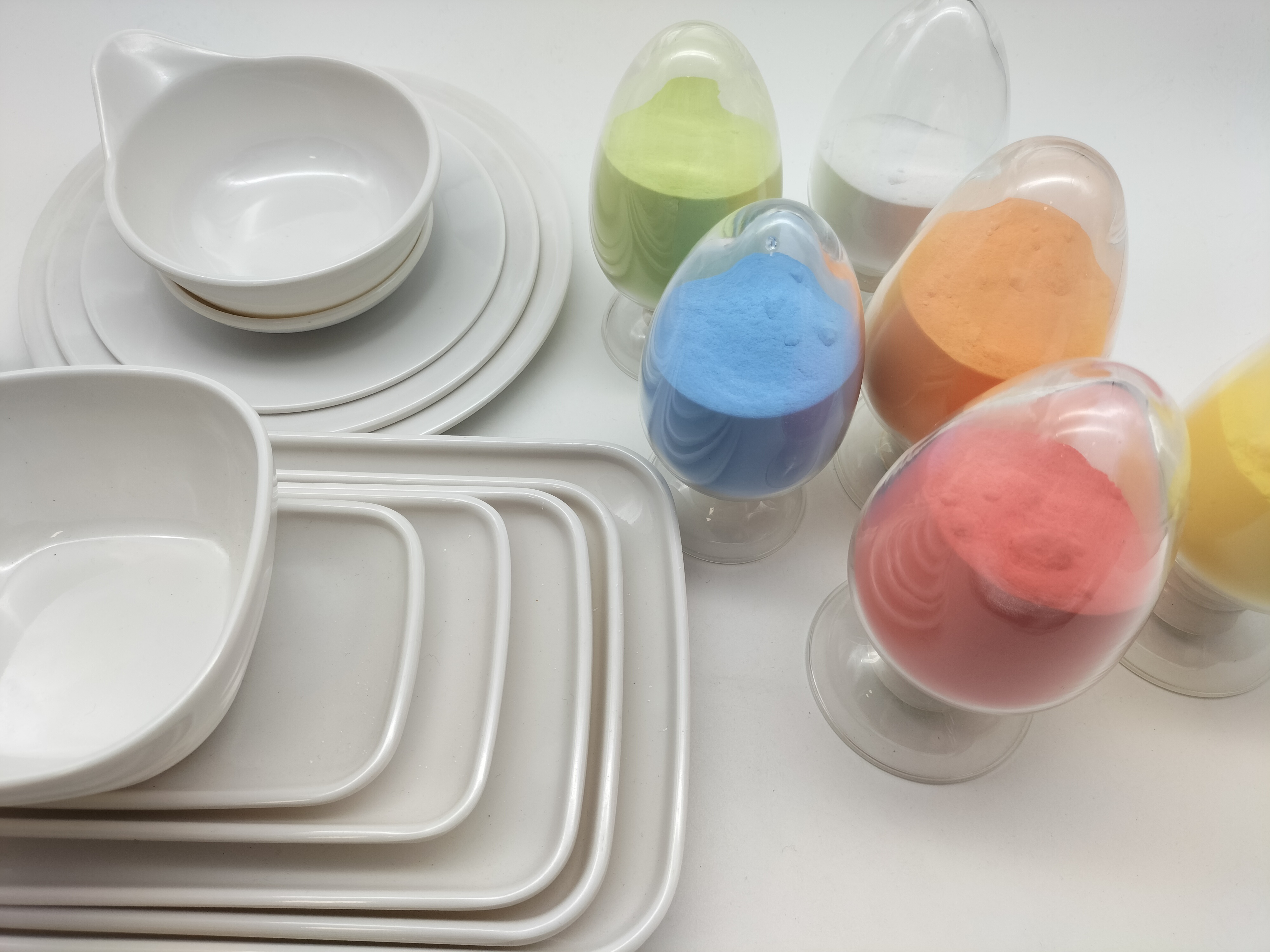 Food / Industrial Grade Melamine Formaldehyde Resin Powder For Tableware Production