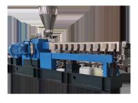 Granulateur à extrusion à double étage à haute sortie Extrudeuse à deux vis Machine d'extrusion de granulés de recyclage bio plastique