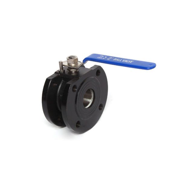 WCB Carbon Steel Wafer Type Ball Valve With Stainless Steel Handle