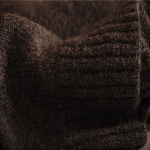 Tricolor Simplicity Ladies Black V Neck Jumper 69% Acrylic 29% Polyester