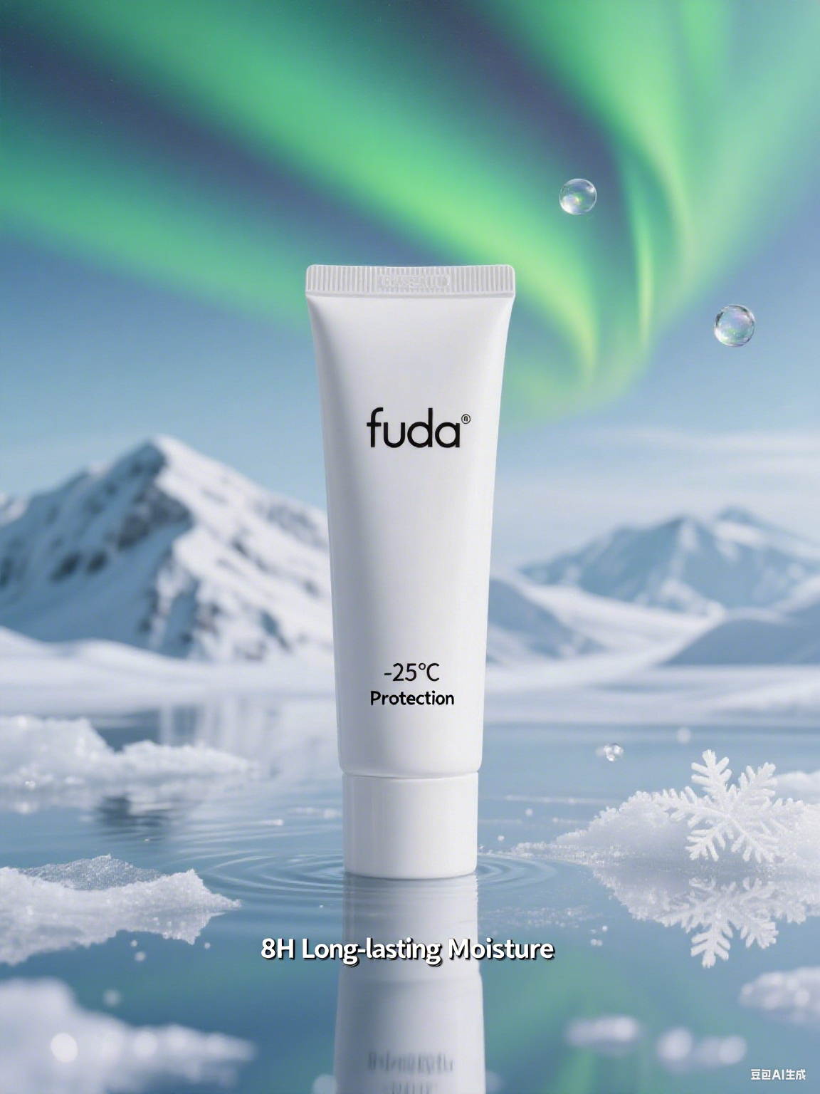 Crema especial para el frío extremo, crema anti-deshidratación a largo plazo a -25°C.