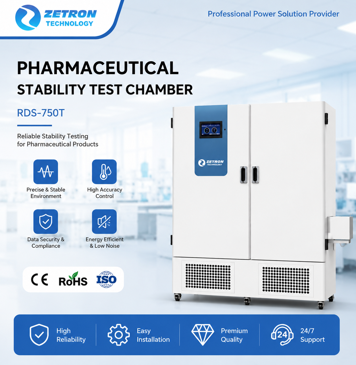 Laboratory Pharmaceutical Stability Chamber for Long Term Stability Testing RDS-750T