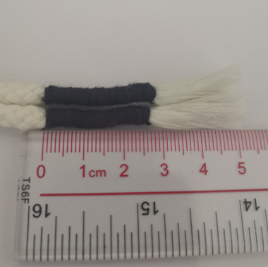 Строка Drawcord Macrame, стренга шнура Drawstring хлопка Multi