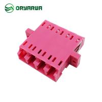 Adaptador cerâmico da fibra ótica do LC da luva da flange um tipo da parte para o sistema do CCTV