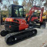 Excavadoras usadas Kubota U55-4 Excavadora de 5 toneladas con cadena de rastreo