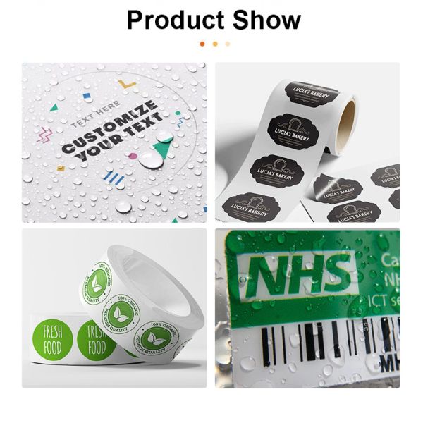 OEM Reusable Transparent PVC Bottle Sticker Labels For Mineral Water
