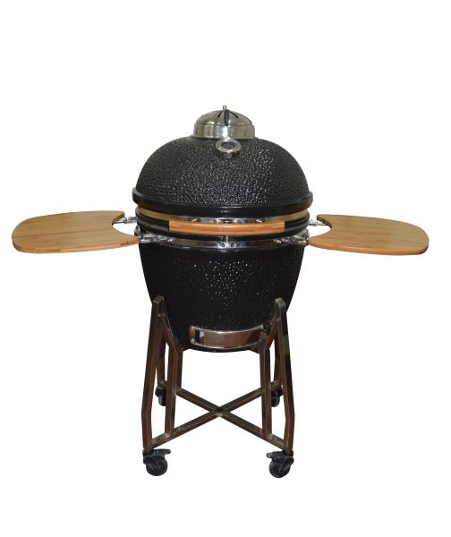 21" Kamado Grills Ceramic BBQ Kamado (Charcoal  BBQ)-BK