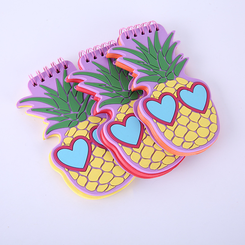 Креативный дизайн мультфильма ПВХ покрытие свободный листовой блокнот для портативного записи