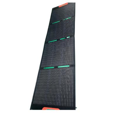 Foldable Solar Charger 4 Fold Unfold Size 1670*500*5MM Folded Size 440*500*50MM for Travelers and Campers