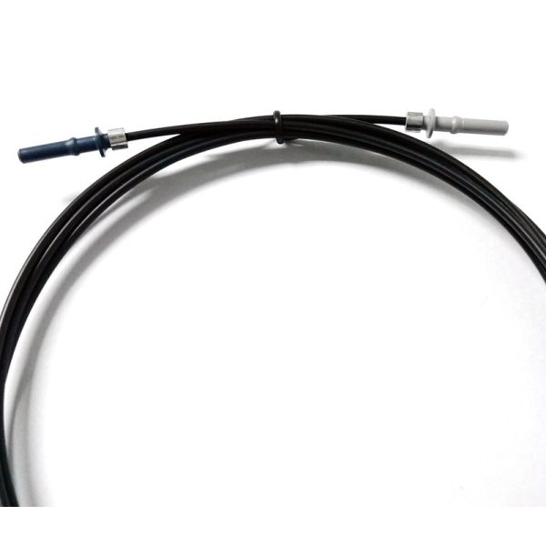 1M HFBR Plastic Optic Fiber cable , Optical Network Cable Black