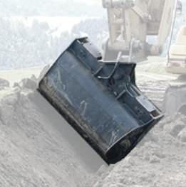 Cubeta de limpeza da vala do Backhoe do ODM do OEM para Mini Escavadora Digger