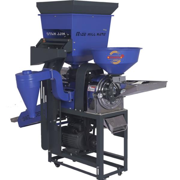 DONGYA AGRO 6N2025 Pro Max 7 en 1 combiné machine de broyage au riz avec vibration, nettoyeur, tri, broyage de la farine