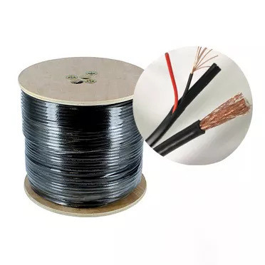 Сиамский RG59 B/U 2C 0,50 Рисунок 8 с питанием Коаксиальный кабель связи RG59 Кабель видеонаблюдения