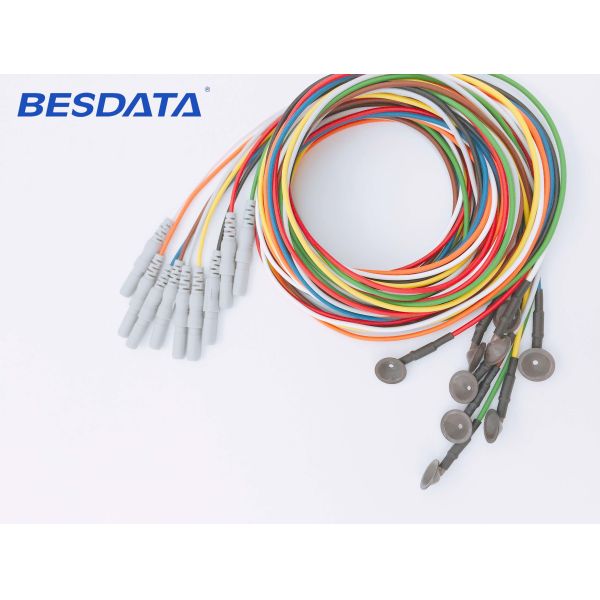 EEG Cup Electrodes And Cables For Different EEG Device Biopotential