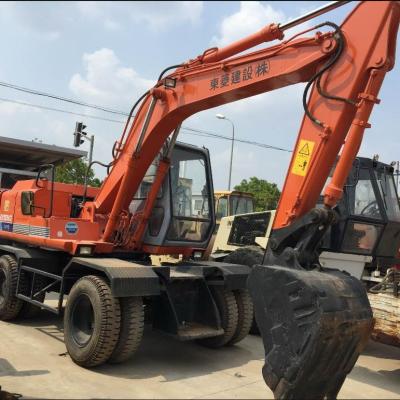 Japan Second Hand Hitachi Excavators Ex100WD Wheel Excavator