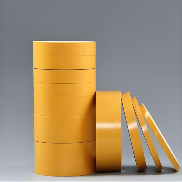 Nomay Yellow PET High Temperature Tape with 220℃ Heat Resistance No Residue Silicone Adhesive for High Visibility Marking