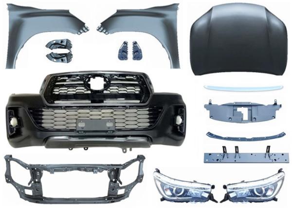 Export Auto Parts Body Kits For Toyota Hilux Vigo 2009 2012 , Upgrade To Hilux Rocco