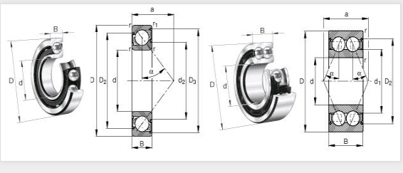 Steel Plate Cage Single Column Axial Angular Contact Ball Bearings 73098 Skf Easy Install