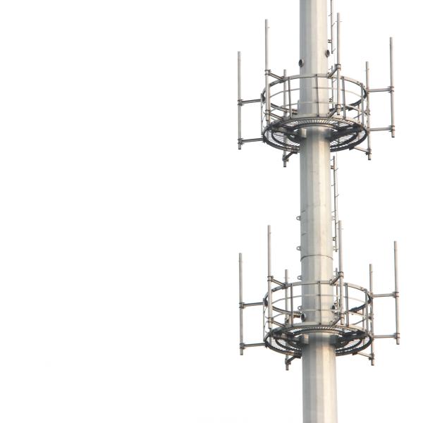 Q460 Monopole Telecommunications Tower Heavy Duty Q235b Antenna Monopole