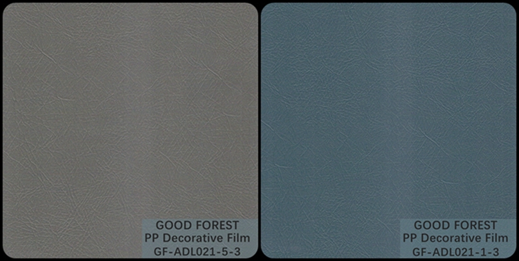 Декоративный черный фильм Degradable Naural Dermatoglyph полипропилена