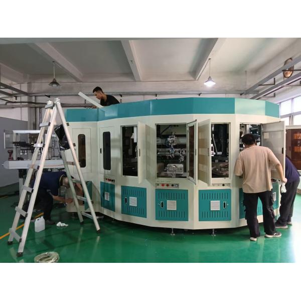 6 Color 360-Degree Fully Automatic Bottle Screen Printer For Cylindrical Plastic Bottles