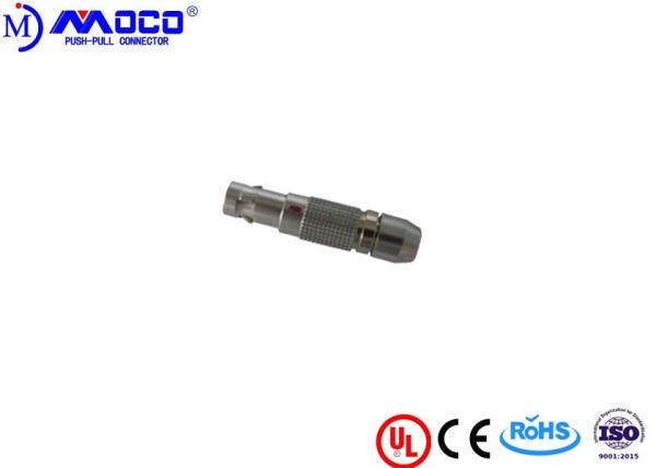 00B Series M7 Miniature 4 Pin Connector , Quick Release Cylindrical Connectors