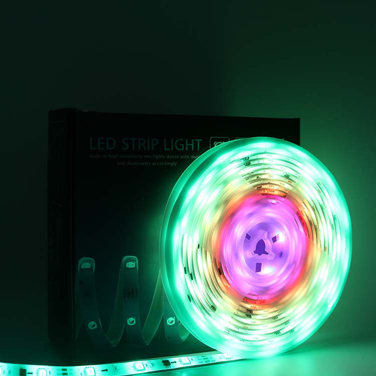 Прокладка СИД Bluetooth SMD5050 5m 150LEDs WS2811 Rgbic Rgb