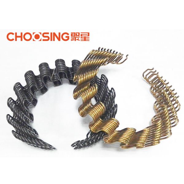 Durable Anti Rust Upholstery Zig Zag Springs 8 Gauge 20'' Round Furniture Hardware