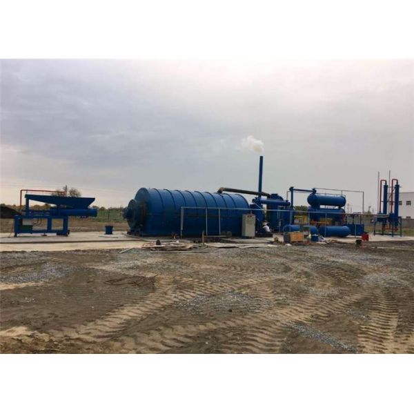 Solid Waste Recycling 5-20T/D Waste plastic tyre pyrolysis plant for fuel oil