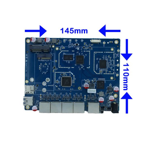3000 Мбит / с 5G Wifi6 маршрутизатор PCBA чипсет MT7981B Dual Band 5G LTE маршрутизатор PCBA