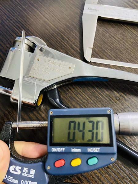 0.3mm Thickness 3mm Width Earloop Nose Strip Aluminium Alloy Plate