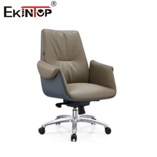 Indoor PU Ergonomic Swivel Leather Office Chair High Back ODM