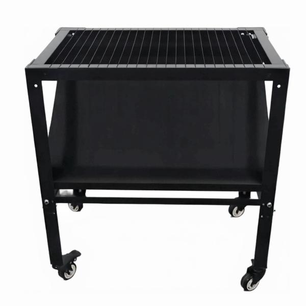 Mobile Plasma Cutting Table Lockable Wheels Removable Partition Spark Baffle Sturdy Fixed Steel Workbench