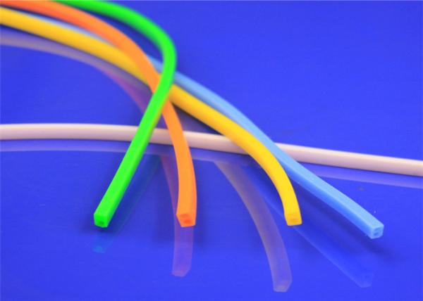 Machinery Sealing Silicone Rubber Strips Rectangular High Tear Resistant