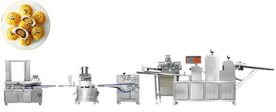Linha de PAPA Automatic Stuffed Bread Production/máquina automática do biscoito amanteigado da pastelaria flocoso