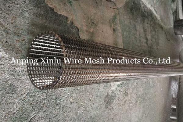 Duplex 2205 Spiral Wedge Wire Screen Pipe OD137mm Point Outside