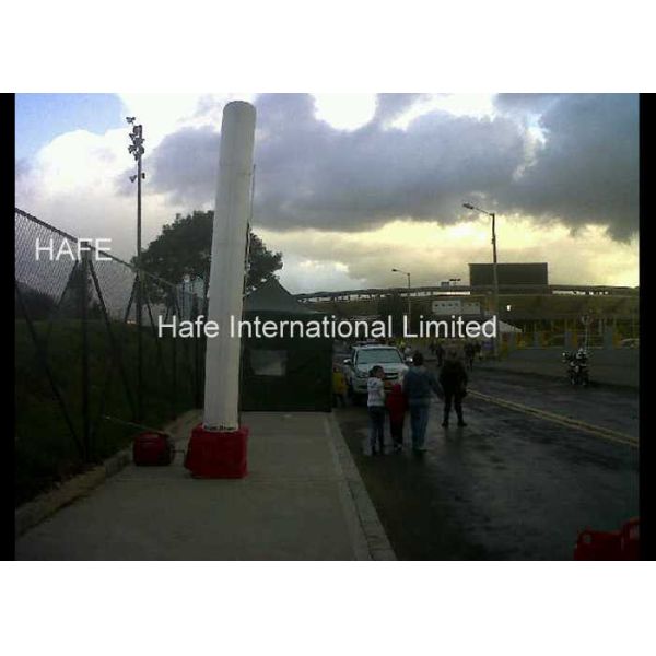 Цилиндр светлой башни обслуживания МХ1000В раздувной на ночь - конструкция места производства работ